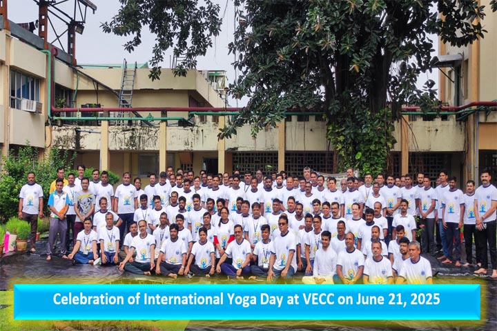 Celebration of International Yoga Day at VECC on June 21 2025